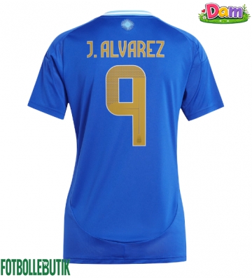 Argentina Julian Alvarez #9 Bortatröja Kvinnor Copa America 2024 Kortärmad